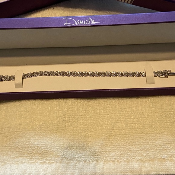 Diamond Bracelet with Silver New in Box - Picture 5 of 5